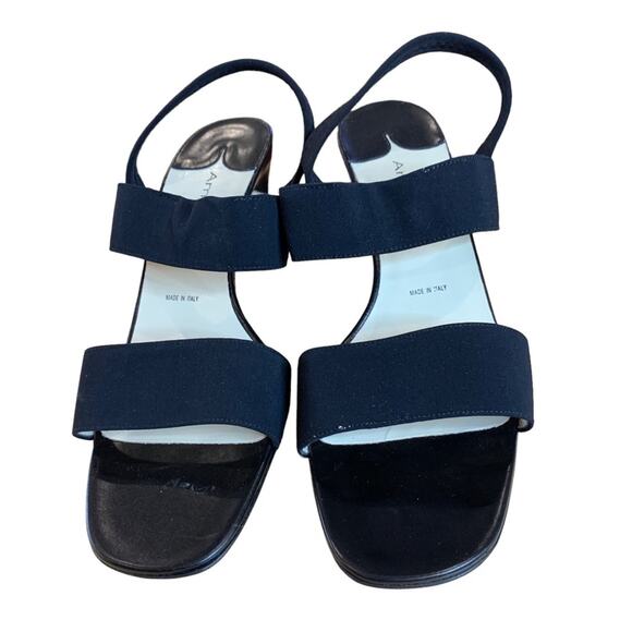 Amalfi made in Italy. Sandals 4” heel leather soles size 11 - Picture 2 of 5